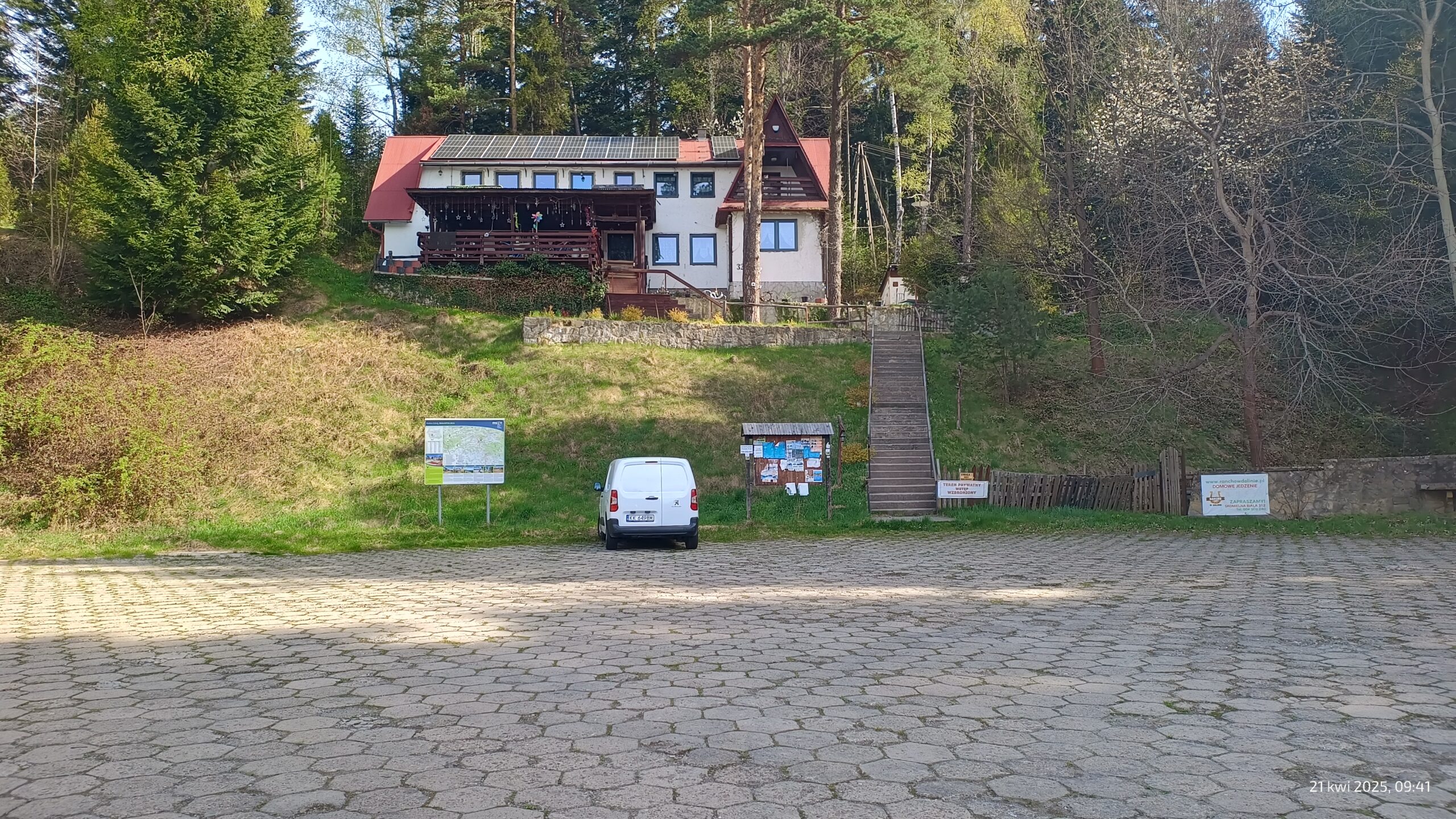 Parking przy starej Zakopiance
