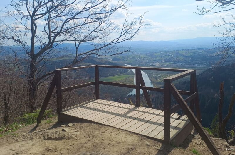Widok na Dunajec w Białowodzkiej góry