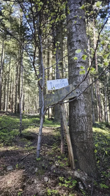 szlak na Lubomir